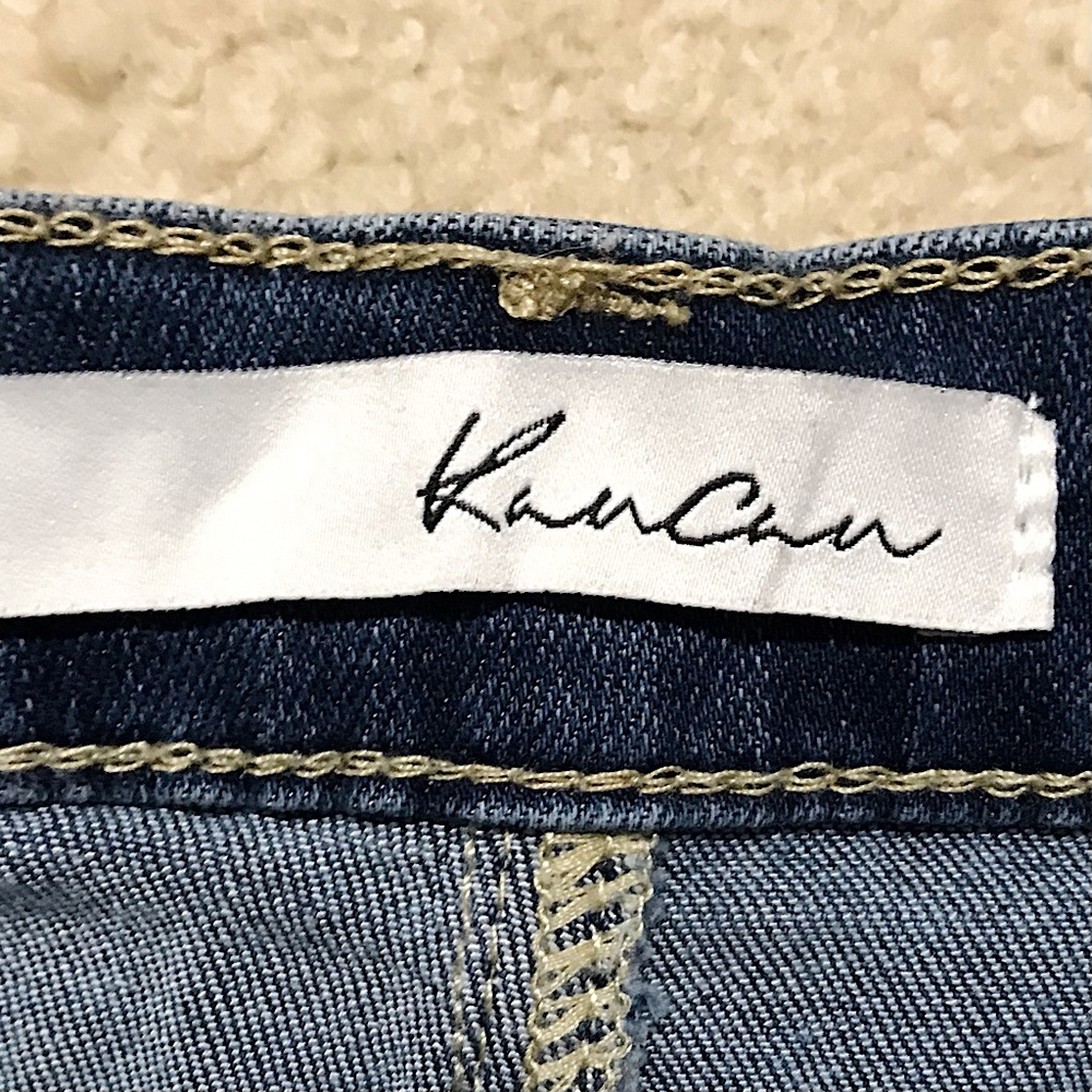 🆕🔥KANCAN(ESTILO) STYLE SUPER CUTE&STYLISH FACTORY DISTRESSED MINI SKIRT!!NWOT! - Picture 9 of 10